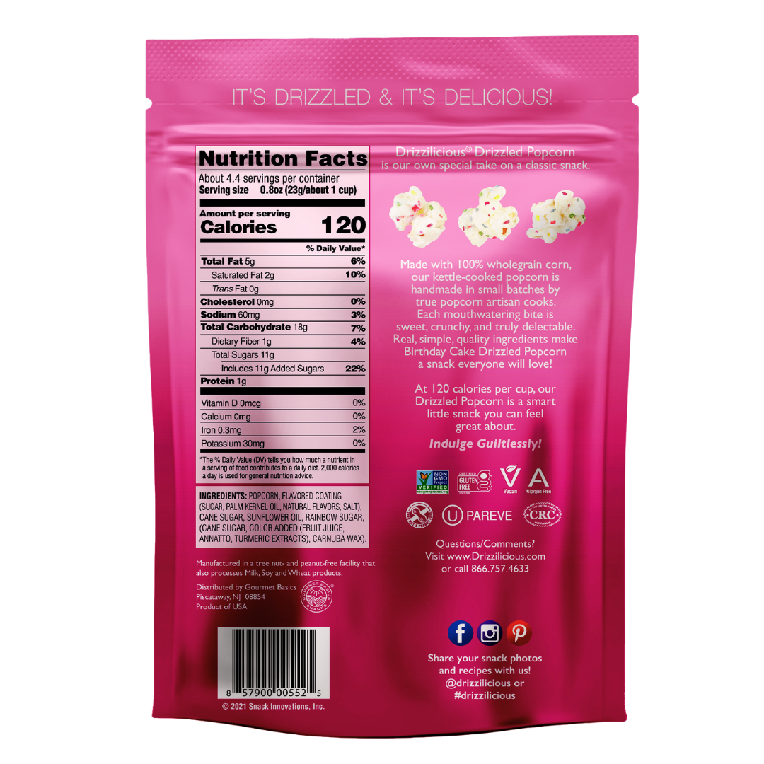 Alternative view of Birthday Cake Popcorn 3.6oz