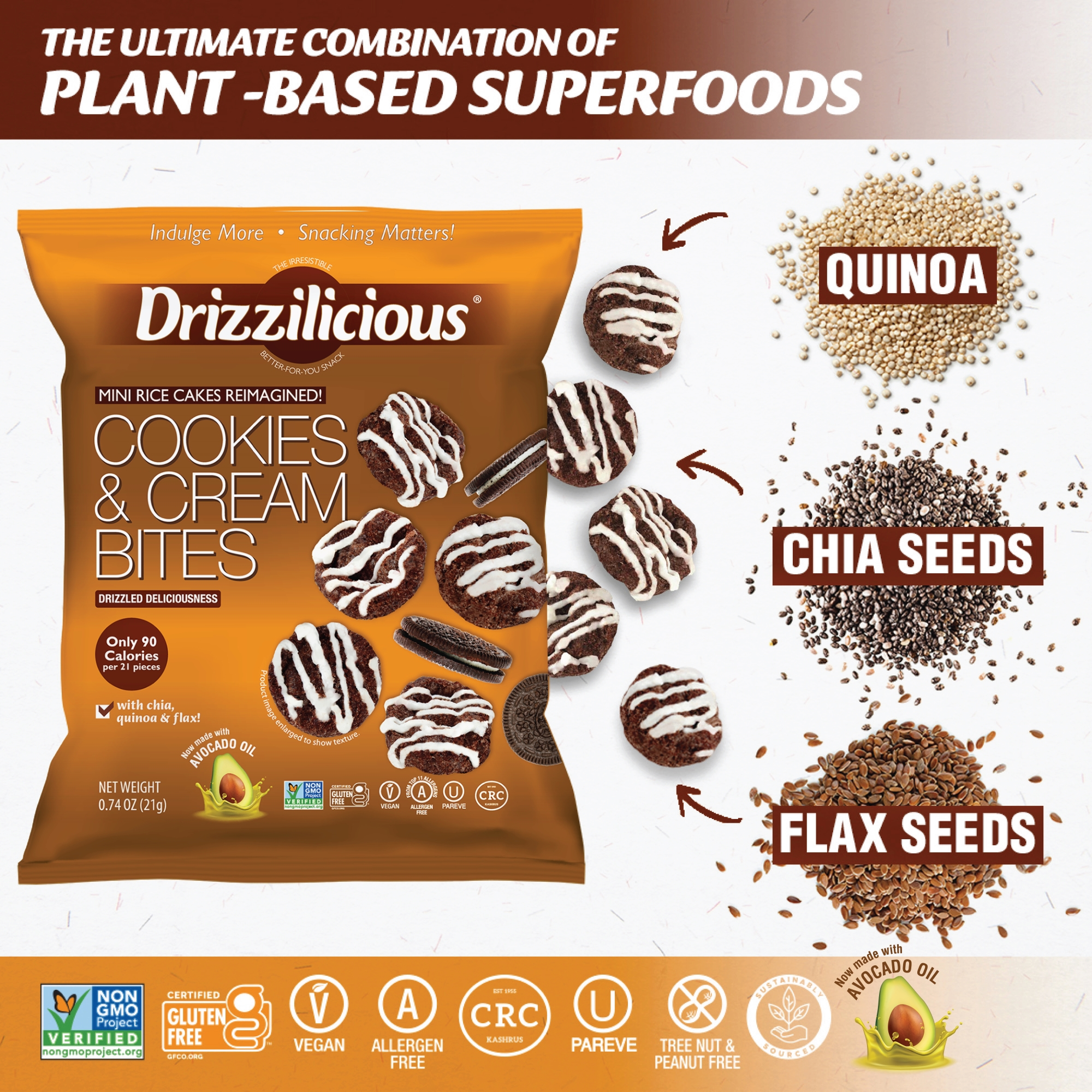 Alternative view of Cookies & Cream .74oz